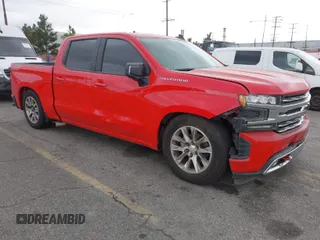 2021 Chevrolet Silverado 1500 LT with VIN 3GCPWCED8MG250145, listed as a IAAI auction lot 42056317 with 53,687 mi miles and . Bid and sale history available at DreamBid. Image 1.