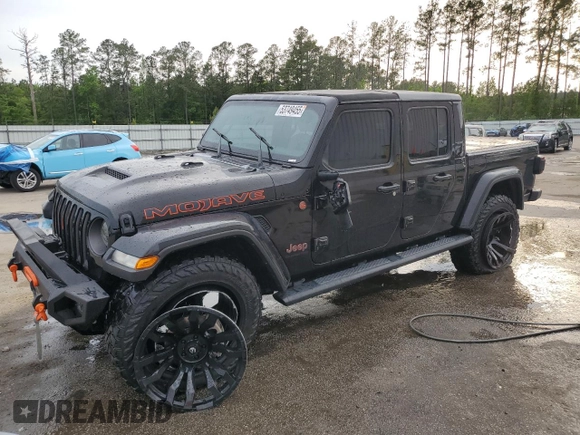 2021 Jeep Gladiator Mojave z VIN 1C6JJTEG4ML545252, wystawiony jako Copart lot #53749455 z przebiegiem 59 830 mil mil oraz Szkoda całkowita • Salvage title. Historia ofert i sprzedaży dostępna na DreamBid. Obrazek 1.