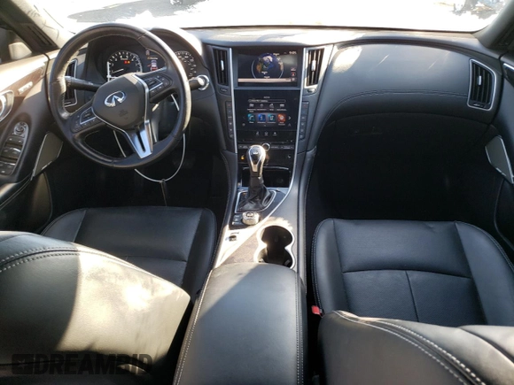 2021 Infiniti Q50 Signature Edition z VIN JN1EV7CR7MM751141, wystawiony jako Copart lot #44447575 z przebiegiem 44 359 mil mil oraz Szkoda całkowita • Salvage title. Historia ofert i sprzedaży dostępna na DreamBid. Obrazek 8.
