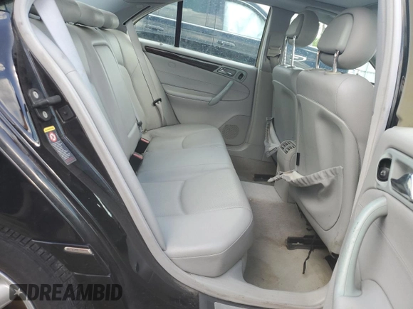 2004 Mercedes-Benz C 240 with VIN WDBRF81J84F554142, listed as a Copart auction lot 51578395 with Not provided miles and Salvage title. Bid and sale history available at DreamBid. Image 10.