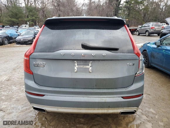 2020 Volvo XC90 Momentum with VIN YV4A22PK6L1606982, listed as a Copart auction lot 83536884 with NaN miles and Salvage Title. Bid and sale history available at carsss.com. Image 6.