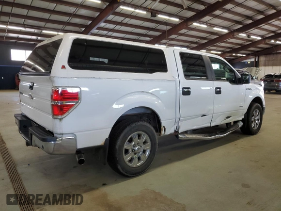 2011 Ford F-150 XLT with VIN 1FTFW1ET5BFC01720, listed as a Copart auction lot 52070125 with 192,160 mi miles and Salvage Title. Bid and sale history available at carsss.com. Image 3.