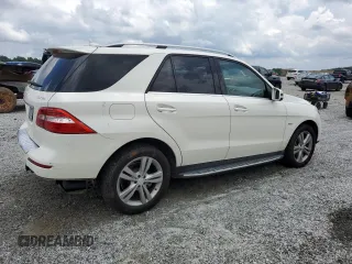 2012 Mercedes-Benz M 350 with VIN 4JGDA2EB8CA047467, listed as a Copart auction lot 60701685 with 189,075 mi miles and Salvage title. Bid and sale history available at DreamBid. Image 3.
