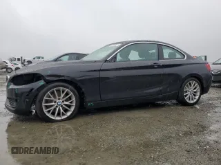 2014 BMW 2 Series 228i with VIN WBA1F5C51EVV99277, listed as a Copart auction lot 87306954 with 73,211 mi miles and Salvage Title. Bid and sale history available at carsss.com. Image 1.