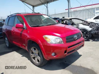 2007 Toyota RAV4 Sport with VIN JTMBK32V476023608, listed as a IAAI auction lot 42617552 with 109,065 mi miles and . Bid and sale history available at DreamBid. Image 1.