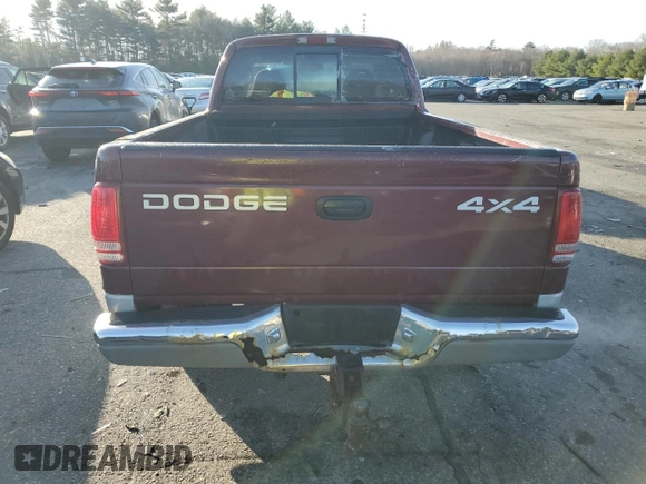 2000 Dodge Dakota SLT with VIN 1B7GG22X7YS639007, listed as a Copart auction lot 84829204 with 148,408 mi miles and Salvage Title. Bid and sale history available at DreamBid. Image 6.