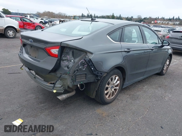 2016 Ford Fusion S with VIN 1FA6P0G77G5123225, listed as a IAAI auction lot 41805809 with 32,763 mi miles and . Bid and sale history available at DreamBid. Image 4.