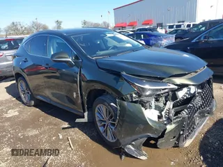 2022 Lexus NX with VIN JTJGGCEZ0N2001029, listed as a IAAI auction lot 41205502 with 26,124 mi miles. Bid and sale history available at carsss.com. Image 1.
