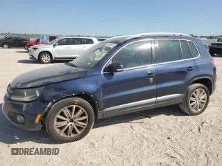 2013 Volkswagen Tiguan S with VIN WVGAV7AX8DW515515, listed as a Copart auction lot 75428814 with 136,932 mi miles and Salvage title. Bid and sale history available at DreamBid. Image 1.
