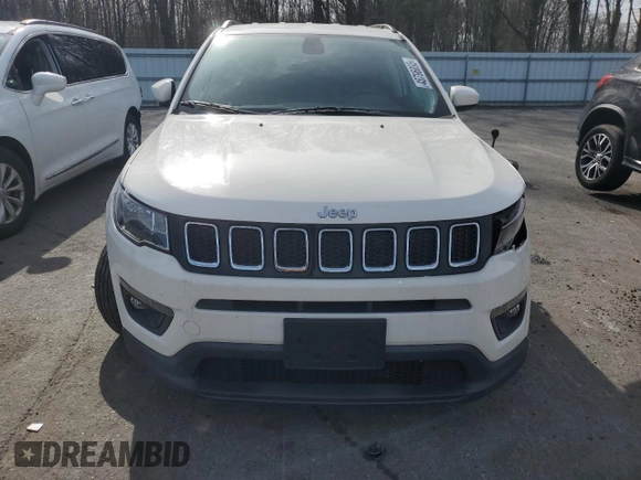2019 Jeep Compass Latitude with VIN 3C4NJDBB1KT850900, listed as a Copart auction lot 48796895 with 53,121 mi miles and Salvage Title. Bid and sale history available at carsss.com. Image 5.