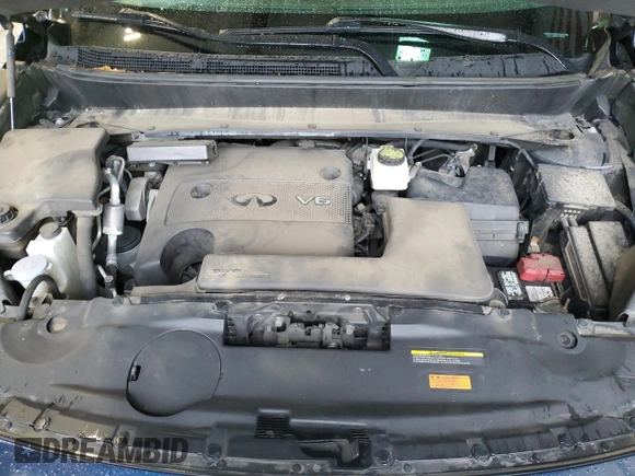 2015 Infiniti QX60 with VIN 5N1AL0MM6FC556695, listed as a Copart auction lot 56818345 with 139,502 mi miles and Salvage title. Bid and sale history available at DreamBid. Image 11.
