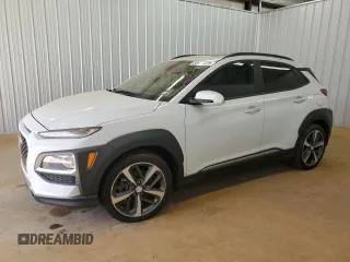 2020 Hyundai Kona Limited with VIN KM8K33A58LU449639, listed as a Copart auction lot 50027475 with 50,775 mi miles and Clean Title. Bid and sale history available at carsss.com. Image 1.