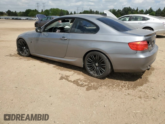 2011 BMW 3 Series 335i xDrive with VIN WBAKF9C54BE620114, listed as a Copart auction lot 56594205 with 85,473 mi miles and Salvage title. Bid and sale history available at DreamBid. Image 2.