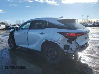 2024 Lexus RX 350h with VIN 2T2BBMCA4RC029157, listed as a Copart auction lot 46730615 with 14,693 mi miles and Salvage title. Bid and sale history available at DreamBid. Image 2.