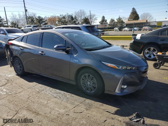 2017 Toyota Prius Prime Plus with VIN JTDKARFP2H3023059, listed as a Copart auction lot 44699265 with 72,275 mi miles and Salvage Title. Bid and sale history available at carsss.com. Image 4.