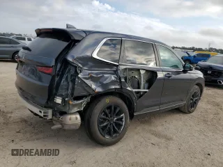 2025 Honda CR-V EX with VIN 2HKRS4H46SH405950, listed as a Copart auction lot 43325855 with 7,701 mi miles and Salvage Title. Bid and sale history available at DreamBid. Image 3.