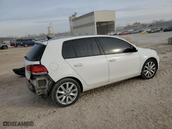 2011 Volkswagen Golf TDI with VIN WVWNM7AJ3BW048120, listed as a Copart auction lot 82165914 with 125,625 mi miles and Salvage Title. Bid and sale history available at carsss.com. Image 3.