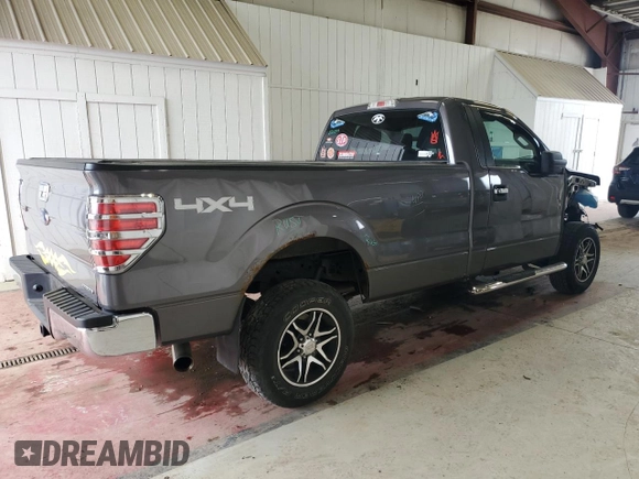2013 Ford F-150 XL with VIN 1FTNF1EF9DKD63737, listed as a Copart auction lot 57023185 with 47,489 mi miles and Salvage title. Bid and sale history available at DreamBid. Image 3.