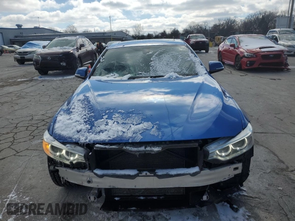 2017 BMW 4 Series 430i with VIN WBA4R7C59HK679917, listed as a Copart auction lot 46194895 with 89,625 mi miles and Salvage Title. Bid and sale history available at DreamBid. Image 5.