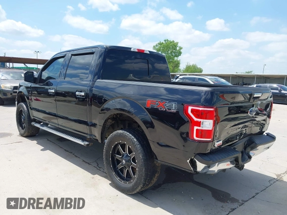 2019 Ford F-150 XL with VIN 1FTEW1E59KKE90346, listed as a IAAI auction lot 42188308 with 130,992 mi miles and . Bid and sale history available at DreamBid. Image 3.