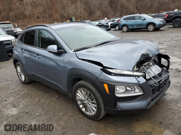 2018 Hyundai Kona SEL with VIN KM8K2CAA5JU097908, listed as a Copart auction lot 83479004 with 64,686 mi miles and Salvage Title. Bid and sale history available at carsss.com. Image 4.
