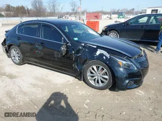 2010 Infiniti G37 Sedan x with VIN JN1CV6AR1AM252044, listed as a IAAI auction lot 41762829 with 191,325 mi miles. Bid and sale history available at carsss.com. Image 1.