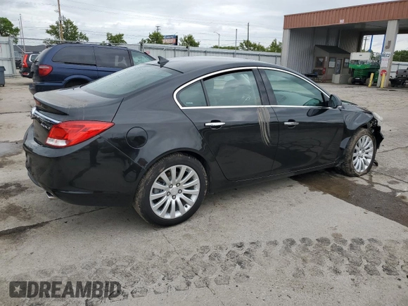 2013 Buick Regal Turbo Premium 1 with VIN 2G4GS5EVXD9193808, listed as a Copart auction lot 58151685 with 102,949 mi miles and Salvage title. Bid and sale history available at DreamBid. Image 3.