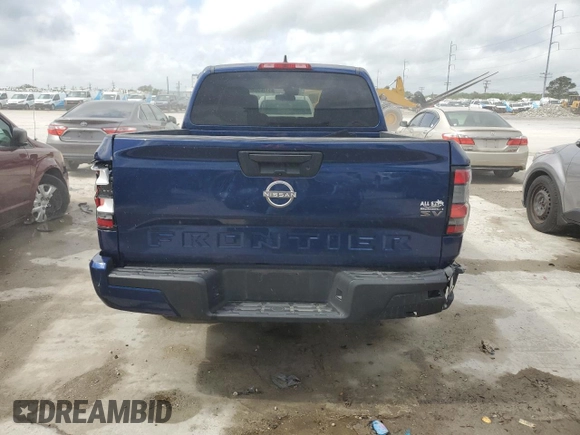 2022 Nissan Frontier SV z VIN 1N6ED1EJ5NN659197, wystawiony jako Copart lot #51265805 z przebiegiem 68 682 mil mil oraz Szkoda całkowita • Salvage title. Historia ofert i sprzedaży dostępna na DreamBid. Obrazek 6.