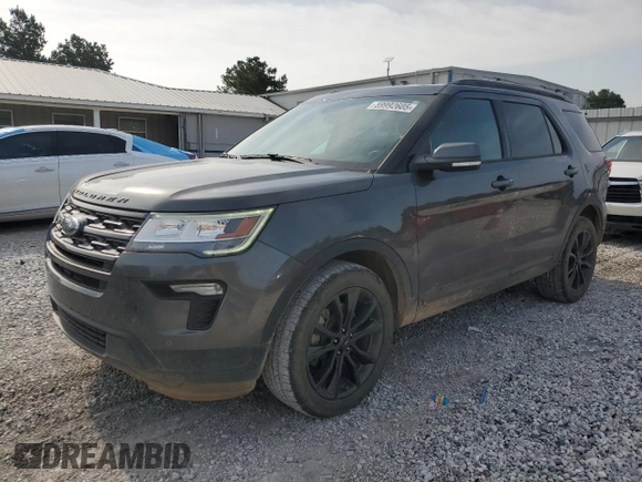 2018 Ford Explorer XLT with VIN 1FM5K8D86JGB15463, listed as a Copart auction lot 59992605 with 87,491 mi miles and Salvage title. Bid and sale history available at DreamBid. Image 1.