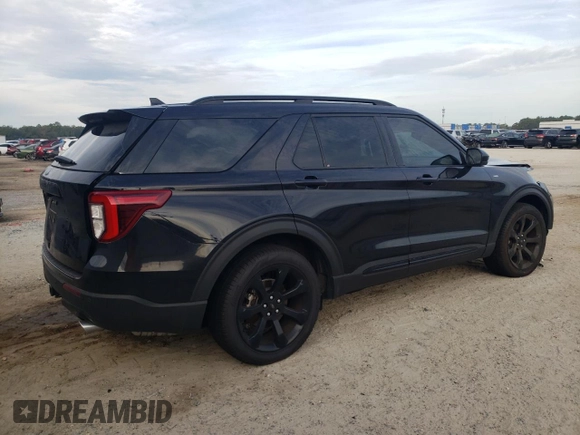 2024 Ford Explorer ST-Line with VIN 1FMSK7KH4RGA79798, listed as a Copart auction lot 83866364 with 7,899 mi miles and Non Repairable. Bid and sale history available at carsss.com. Image 3.