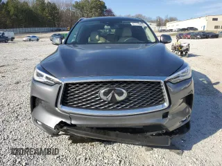 2021 Infiniti QX50 Luxe with VIN 3PCAJ5BA1MF126377, listed as a Copart auction lot 47115455 with 12,497 mi miles and Salvage title. Bid and sale history available at DreamBid. Image 5.