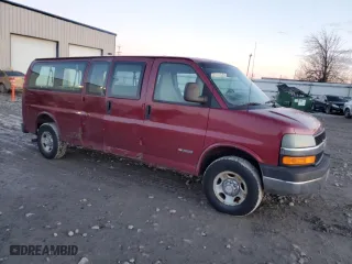 2006 Chevrolet Express Passenger with VIN 1GAHG39U761209771, listed as a Copart auction lot 47220915 with 155,012 mi miles and Clean Title. Bid and sale history available at carsss.com. Image 4.