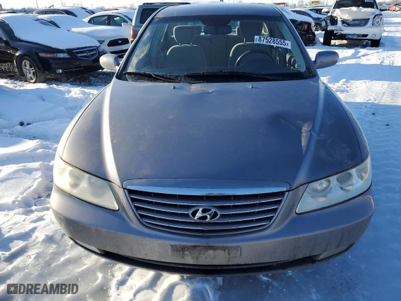 2007 Hyundai Azera GLS with VIN KMHFC46D67A222464, listed as a Copart auction lot 87528555 with 217,318 mi miles and Clean Title. Bid and sale history available at carsss.com. Image 5.