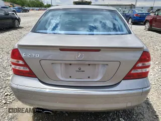 2007 Mercedes-Benz C 230 Sport with VIN WDBRF52H77E026905, listed as a Copart auction lot 58012235 with 148,975 mi miles and Salvage title. Bid and sale history available at DreamBid. Image 6.