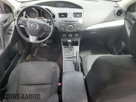 2013 Mazda 3 i Touring with VIN JM1BL1LP9D1754237, listed as a Copart auction lot 58204075 with 190,946 mi miles and Salvage title. Bid and sale history available at DreamBid. Image 8.