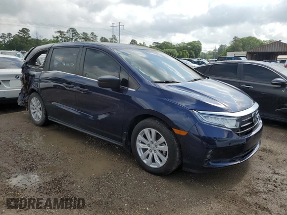 2021 Honda Odyssey LX с VIN 5FNRL6H24MB044310, выставлен на аукционе Copart как лот 54722715 с пробегом 32 493 миль миль и Списание • Salvage title. История ставок и продаж доступна на DreamBid. Изображение 4.