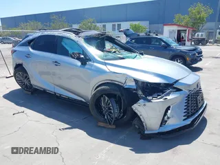 2024 Lexus RX 350h с VIN 2T2BBMCA7RC048589, выставлен на аукционе IAAI как лот 42141636 с пробегом 6 405 миль миль и . История ставок и продаж доступна на DreamBid. Изображение 1.