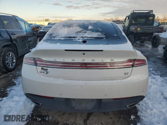 2014 Lincoln MKZ with VIN 3LN6L2GK7ER830501, listed as a Copart auction lot 41622465 with 106,063 mi miles and Salvage title. Bid and sale history available at DreamBid. Image 6.