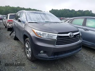 2016 Toyota Highlander Limited with VIN 5TDYKRFH4GS153874, listed as a IAAI auction lot 42403774 with 124,119 mi miles and . Bid and sale history available at DreamBid. Image 1.