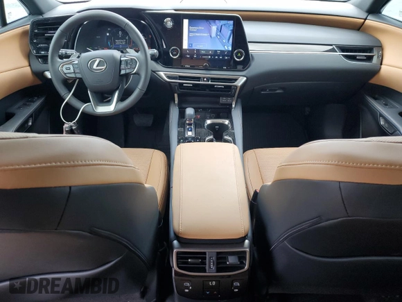 2025 Lexus RX 350 with VIN 2T2BAMBA3SC054318, listed as a Copart auction lot 58315235 with 5,452 mi miles and Salvage title. Bid and sale history available at DreamBid. Image 8.