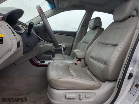 2007 Hyundai Azera SE with VIN KMHFC46F47A202070, listed as a Copart auction lot 80811434 with 98,692 mi miles and Salvage Title. Bid and sale history available at carsss.com. Image 7.