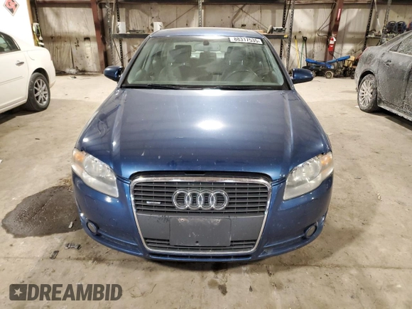2005 Audi A4 3.2L with VIN WAUDG68E65A451450, listed as a Copart auction lot 88317535 with 172,772 mi miles and Salvage Title. Bid and sale history available at carsss.com. Image 5.