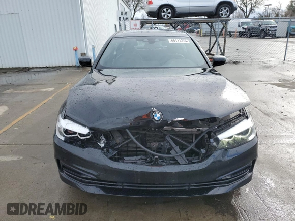2019 BMW 5 Series 530i with VIN WBAJA5C55KWW07708, listed as a Copart auction lot 45111275 with 42,363 mi miles and Salvage Title. Bid and sale history available at carsss.com. Image 5.