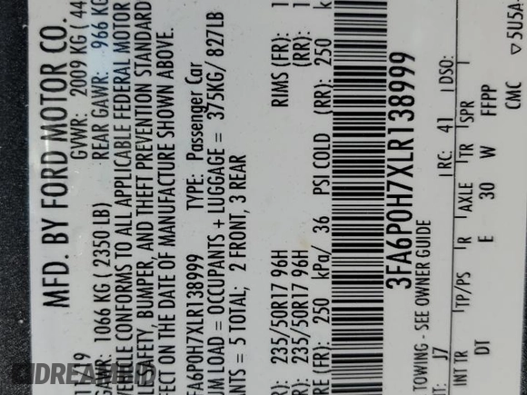 2020 Ford Fusion SE with VIN 3FA6P0H7XLR138999, listed as a Copart auction lot 88174745 with 83,846 mi miles and Salvage Title. Bid and sale history available at carsss.com. Image 13.