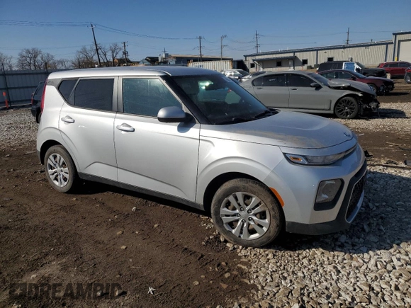 2020 Kia Soul LX with VIN KNDJ23AU3L7716534, listed as a Copart auction lot 48607975 with 0 mi miles and Salvage Title. Bid and sale history available at carsss.com. Image 4.