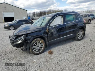 2013 Volkswagen Tiguan SE with VIN WVGAV3AX8DW617597, listed as a Copart auction lot 50097965 with Not provided miles and Salvage title. Bid and sale history available at DreamBid. Image 1.