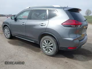 2019 Nissan Rogue SV with VIN KNMAT2MTXKP506487, listed as a IAAI auction lot 41834948 with 139,984 mi miles. Bid and sale history available at carsss.com. Image 3.