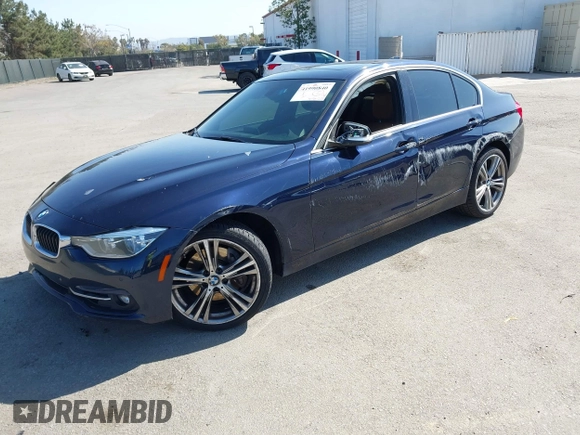 2017 BMW 3 Series 340i with VIN WBA8B3G34HNU36490, listed as a IAAI auction lot 41990840 with Not Provided miles and . Bid and sale history available at carsss.com. Image 17.