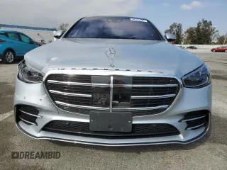 2022 Mercedes-Benz S 580 with VIN W1K6G7GB4NA097913, listed as a Copart auction lot 54534295 with Not Provided miles and Salvage Title. Bid and sale history available at DreamBid. Image 5.