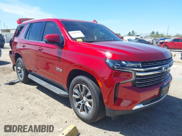 2021 Chevrolet Tahoe LT z VIN 1GNSCNKD1MR316397, wystawiony jako IAAI lot #41805199 z przebiegiem 41 028 mil mil oraz . Historia ofert i sprzedaży dostępna na DreamBid. Obrazek 1.